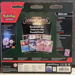 Pokemon TCG League Battle Deck Gardevoir Ex Mew Lumineon Radiant Greninja - Image 3
