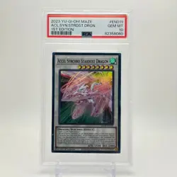 2023 Yu-Gi-Oh! MAZE Accel Synchro Stardust Dragon 1st Edition #EN019 PSA 10 - Image 1