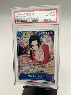 Boa Hancock One Piece CCG Illustration Box Vol.1 ST17-004 Promotion Card PSA 10 - Image 3