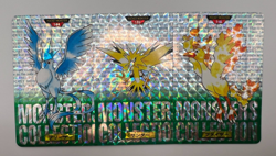 Pokemon Card Zapdos Articuno Moltres Bandai Carddass Green 1996 Japanese - Image 1