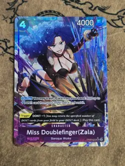 One Piece Card Game Miss Doublefinger (Zala) (Full Art) OP05-073 UC NM English - Image 1