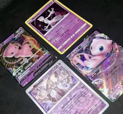 Pokemon TCG Mew V 048/132 RR S- Chinese CS4bC SWSH Nine Colors +3 Bonus Cards - Image 1