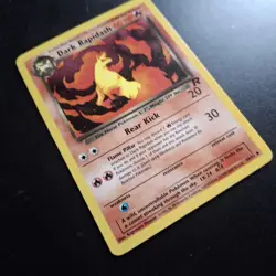 Dark Rapidash EN/JP Pokemon TCG 2 Cards Team Rocket 1999-2000 WOTC *Error On 1* - Image 4
