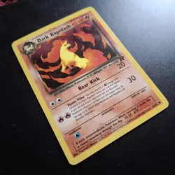 Dark Rapidash EN/JP Pokemon TCG 2 Cards Team Rocket 1999-2000 WOTC *Error On 1* - Image 5
