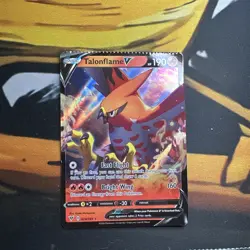 Pokemon TCG Talonflame v Vivid Voltage Holo Ultra Rare Card 029/185 CRIMP ERROR - Image 1