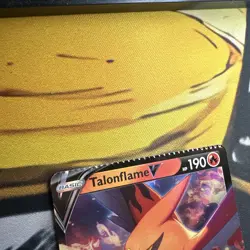 Pokemon TCG Talonflame v Vivid Voltage Holo Ultra Rare Card 029/185 CRIMP ERROR - Image 3