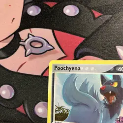 Pokemon Poochyena Holon Phantoms Reverse Holo Common Card 80/110 Stamped - Image 2