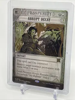 MTG - Abrupt Decay - Outlaws of Thunder Junction: Breaking News - Regular - NM+ - Image 4