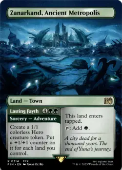 MTG Zanarkand, Ancient Metropolis (Borderless) Normal NM FINAL FANTASY Magic 314 - Image 1
