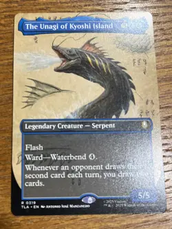 The Unagi Of Kyoshi Island (Borderless Foil) TLA 319 - NM+ - Image 1