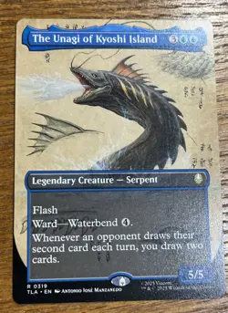 The Unagi Of Kyoshi Island (Borderless Foil) TLA 319 - NM+ - Image 2