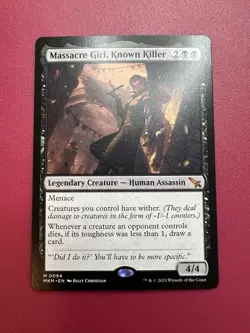 *** Massacre Girl, Known Killer *** Murders at Karlov Manor NM MTG English - Image 1