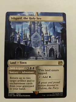 Ishgard, the Holy See #310 Borderless Regular MTG Final Fantasy FIN - NM / Mint - Image 1