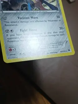 Pokemon HP Lucario Fates Collide 63/124 Holo Rare - Image 5