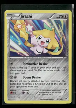 Jirachi XY - Roaring Skies #42/108 Pokemon Holo - Image 1