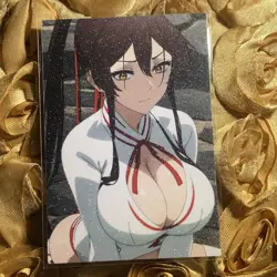 Sagiri Yamada Asaemon Jigokuraku Goddess Girl ACG Anime Waifu Matte Holo Card - Image 1