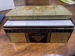 Yu-Gi-Oh! Mega Tin 2022 Tin of the Pharaoh's Gods Tin W Cards (read)Card Storage - Image 2