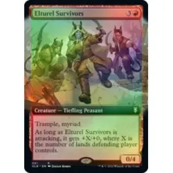 FOIL ELTUREL SURVIVORS (EXTENDED ART) X4 Commander Legends: Battle For Baldur's - Image 1
