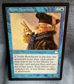 MTG - Noble Benefactor - Weatherlight - NM - Free Shipping! - Buy more & Save! - Image 1