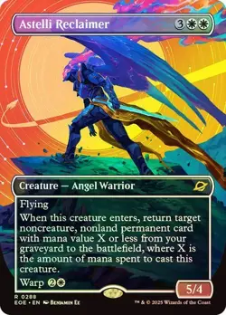 MTG - Astelli Reclaimer - Borderless Foil - Edge of Eternities - Magic - Image 1