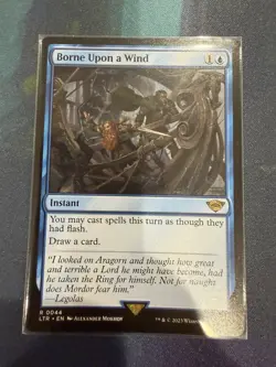 MTG Borne Upon a Wind Universes Beyond the Lord of the Rings (0044) Regular Rare - Image 1