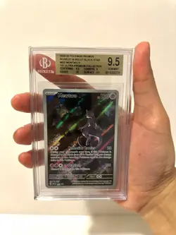 Mewtwo 052 Sv: Pokemon English Scarlet & Violet 2023 Promo Card Holo BGS 9.5 PSA - Image 1
