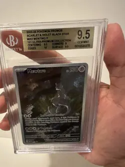 Mewtwo 052 Sv: Pokemon English Scarlet & Violet 2023 Promo Card Holo BGS 9.5 PSA - Image 3