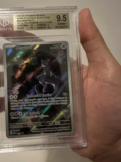Mewtwo 052 Sv: Pokemon English Scarlet & Violet 2023 Promo Card Holo BGS 9.5 PSA - Image 4
