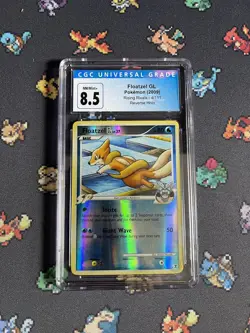 Pokemon Cards Floatzel GL 4/111 Rising Rivals Reverse Holo Rare - CGC 8.5 - Image 1
