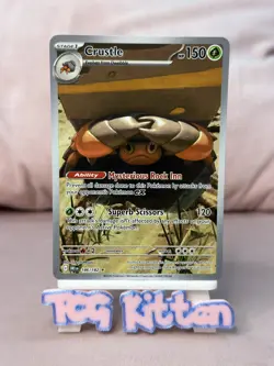 Crustle 186/182 - Illustration Rare - DRI Destined Rivals - Pokemon - TCGKITTEN - Image 1