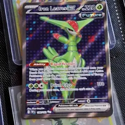Iron Leaves ex Temporal Forces Ultra Rare Pokemon TCG 186/162 Scarlet & Violet - Image 2