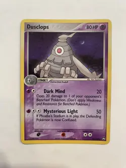 Dusclops 14/108 EX Power Keepers Holo Rare LP Pokemon TCG 2007 Holo Swirl - Image 1