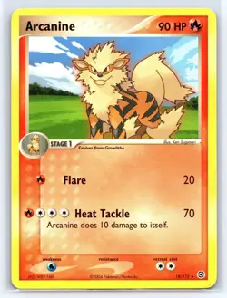 🔥🐾 ARCANINE 18/112 | 2004 Pokemon FireRed & LeafGreen | Non-Holo | NM | WOTC - Image 1