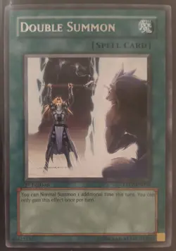 YuGiOh Double Summon Rare 1st Edition TAEV-EN056 - Image 1