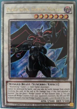 YuGiOh Blackwing Armor Master Quarter Century Secret Rare TN23-EN015 - Image 1