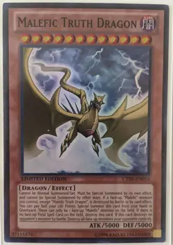 YuGiOh Malefic Truth Dragon CT09-EN016 Super Rare - Image 1