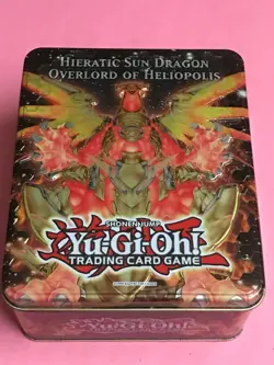 Yu-Gi-Oh! Hieratic Sun Dragon Overlord of Heliopolis Collectors Tin EMPTY - Image 1