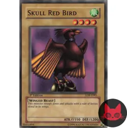 Yugioh Skull Red Bird LOB-E085 Common 1st Edition NM - Image 1