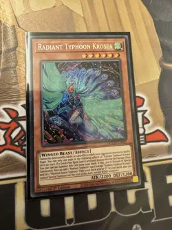 DOOD-EN015 Radiant Typhoon Krosea Secret Rare 1st - YuGiOh - Image 1