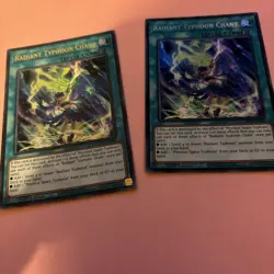 X2 DOOD-EN061 Radiant Typhoon Chant Ultra Rare 1st Edition YuGiOh - Image 1
