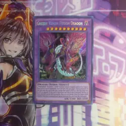 1X GREEDY VENOM FUSION DRAGON FUEN-EN010 SECRET 1ST NEAR MINT YUGIOH - Image 1