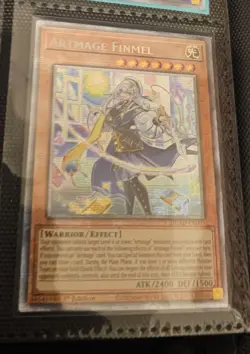 Yugioh! Artmage Finmel (Starlight Rare) DUAD-EN009 NM 1st Edition - Image 1