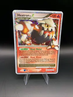 Pokemon TCG Cards Heatran LV.X DP31 Promo Holo LP - Image 1