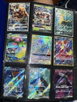 Pokemon Card Binder Collection EX GX VMAX TAG TEAM Full Art Ultra Rare Lot EN JP - Image 1