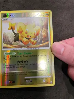 Shinx SH12 Shiny Pokemon Arceus Set REVERSE HOLO Card LP - Image 2