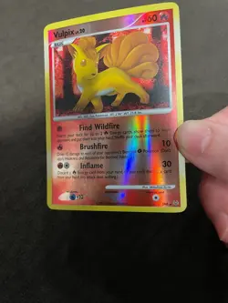 Vulpix Shiny SH6 Platinum Pokemon Card Reverse Holo Secret Rare LP - Image 3