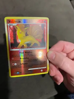 Vulpix Shiny SH6 Platinum Pokemon Card Reverse Holo Secret Rare LP - Image 5