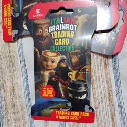 ITALIAN BRAINROT TRADING CARDS (9) BOOSTER PACKS US SELLER HOLO CARDS LOOK - Image 1