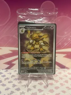 Pokemon TCG Alakazam MEP 009 Black Star Promo SEALED Pokemon Card mega evolution - Image 1