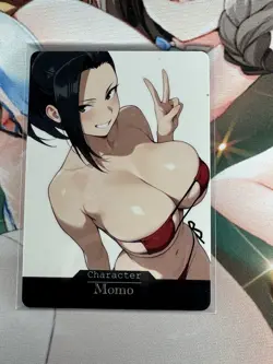 Momo My Hero Academia Goddess Story Waifu Anime Custom Card - Image 1